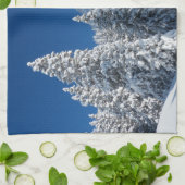 Winterlandschaft Handtuch (Gefaltet)