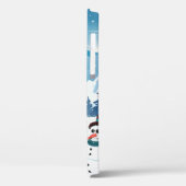 Winterlandschaft im Abend mit Schnee bedeckt Case-Mate iPhone Hülle (Rückseite / Links)