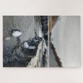 Winterlandschaft im Indian Rock Park Puzzle (Horizontal)