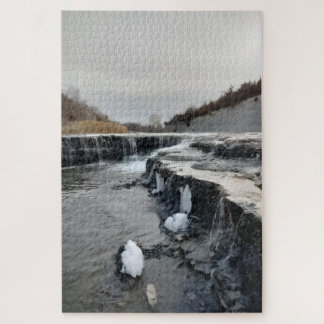 Winterlandschaft im Indian Rock Park Puzzle