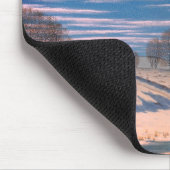 Winterlandschaft im Mondschein von Farrer: Mousepad (Ecke)