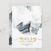 Winterlandschaft | Im Tiefwald Feiertagskarte (Vorne/Hinten)