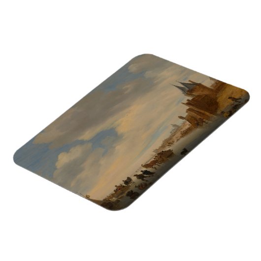 Winterlandschaft in Arnhem | 1653 Magnet (Linke Seite)