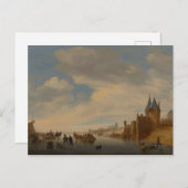 Winterlandschaft in Arnhem | 1653 Postkarte (Vorne/Hinten)