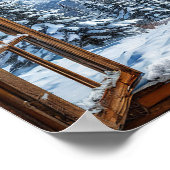 Winterlandschaft in Fake Poster (Ecke)