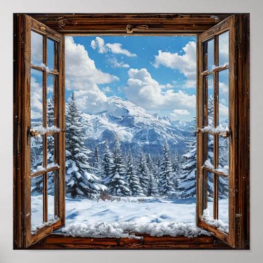 Winterlandschaft in Fake Poster (Vorne)