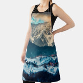 Winterlandschaft in Karpaten. Bran, Rom Schürze (InSitu)