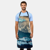 Winterlandschaft in Karpaten. Bran, Rom Schürze (Getragen)