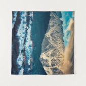 Winterlandschaft in Karpaten. Bran, Rom Wandteppich (Vorderseite (Horizontal))