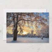 Winterlandschaft in Lettland (Vorderseite)