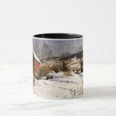Winterlandschaft in Lillehammer, Dänemark Tasse (Zentrum)