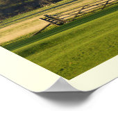 Winterlandschaft in Somerset Poster (Ecke)
