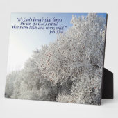 Winterlandschaft Inspirationsebene Fotoplatte (Seite)