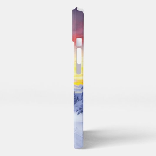 Winterlandschaft iPhone Hülle (Linke Seite)