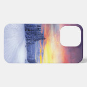 Winterlandschaft iPhone Hülle (Rückseite (Horizontal))