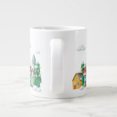 Winterlandschaft Jumbo-Tasse (Rückseite)