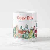 Winterlandschaft Jumbo-Tasse (Vorderseite)