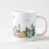 Winterlandschaft Jumbo-Tasse (Rechts)