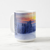 Winterlandschaft Kaffeetasse (Vorderseite Links)