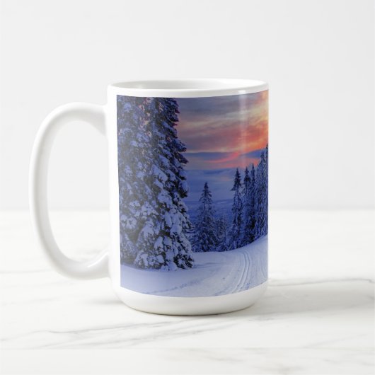 Winterlandschaft Kaffeetasse (Links)