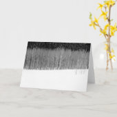 Winterlandschaft Karte (Gelbe Blume)