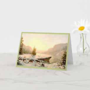 Winterlandschaft Karte