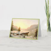 Winterlandschaft Karte (Vorderseite)