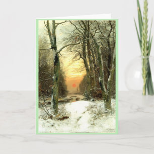 Winterlandschaft Karte