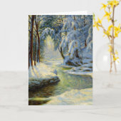 Winterlandschaft, Karte (Gelbe Blume)