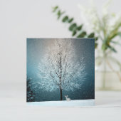 Winterlandschaft Karte (Stehend Vorderseite)