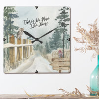 Winterlandschaft kein Ort wie Zuhause-Adresse