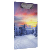 Winterlandschaft Klemmbrett (Rechts)