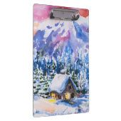 Winterlandschaft Klemmbrett (Rechts)