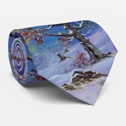 WINTERLANDSCHAFT KRAWATTE (Gerollt)