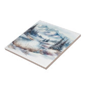 Winterlandschaft Kunst, Dichtung und Musik Fliese (Seite)
