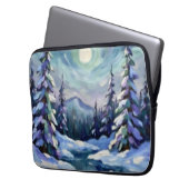 Winterlandschaft Laptopschutzhülle (Vorderseite Links)