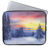 Winterlandschaft Laptopschutzhülle (Vorderseite)