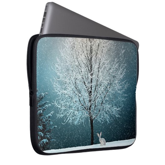 Winterlandschaft Laptopschutzhülle (Vorne Rechts)