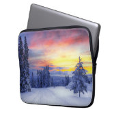 Winterlandschaft Laptopschutzhülle (Vorderseite Links)