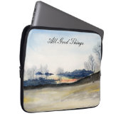 Winterlandschaft Laptopschutzhülle (Vorne Rechts)