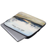 Winterlandschaft Laptopschutzhülle (Vorne Knopf)