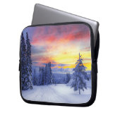 Winterlandschaft Laptopschutzhülle (Vorderseite Links)