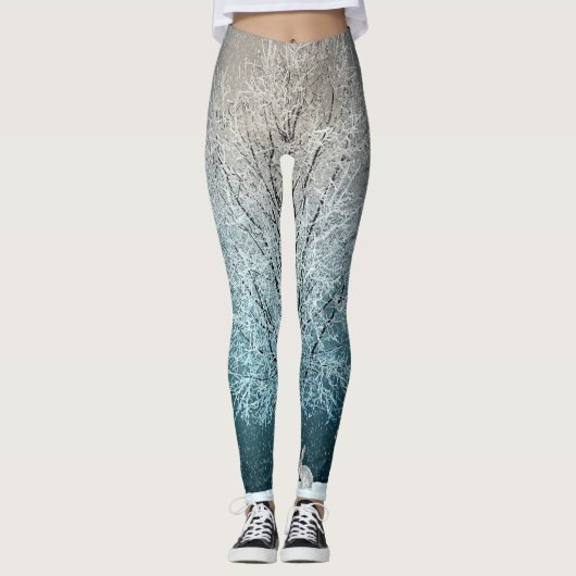Winterlandschaft Leggings (Vorderseite)