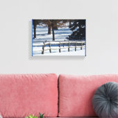 Winterlandschaft - Leinwand (Insitu (Wohnzimmer))