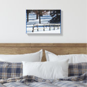 Winterlandschaft - Leinwand (Insitu (Schlafzimmer))