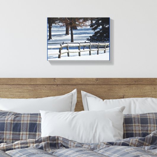 Winterlandschaft - Leinwand (Insitu (Schlafzimmer))