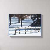 Winterlandschaft - Leinwand (Vorderseite)