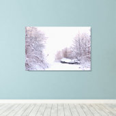 Winterlandschaft Leinwanddruck (Insitu (Holzboden))