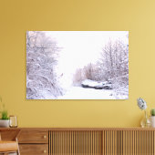 Winterlandschaft Leinwanddruck (Insitu (Wohnzimmer))