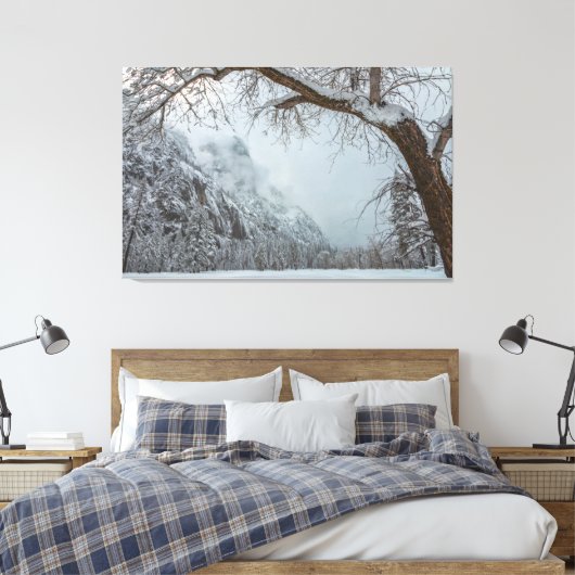 Winterlandschaft Leinwanddruck (Insitu (Schlafzimmer))